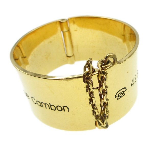 Chanel 31 Rue Cambon Bangle Bracelet Gold-plated 98802 - Picture 6 of 6